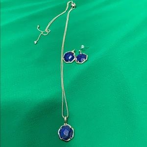 Necklace with matching earrings